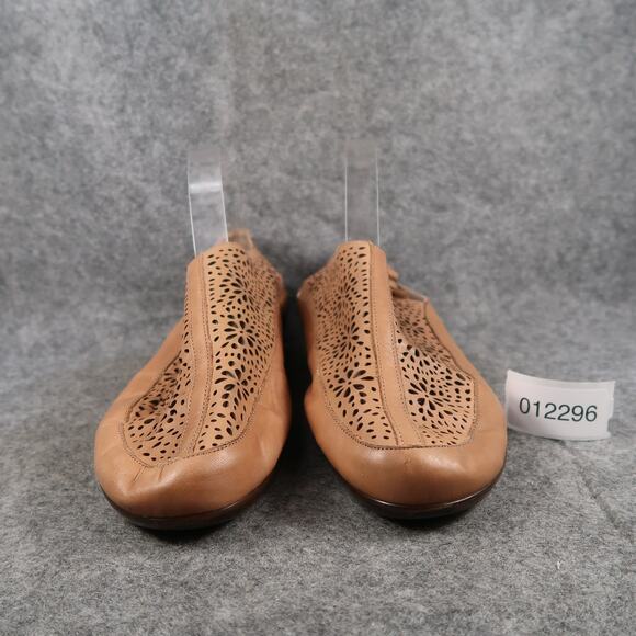 Easy Spirit Shoes Women 11 Sandal Dawn Slingback Casual Leather Perforated Brown - Picture 2 of 12